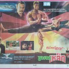 Bloodsport (1988) Thai Movie Poster Jean-Claude Van Damme Original