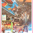 Superman II (1980) Thai Movie Poster Christopher Reeve Original