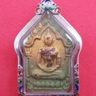 Phra Khun  Prai Pun Lan + Prai Gumarn, 2 Nos.Takrud Thai Amulet + S/S Pendant #3