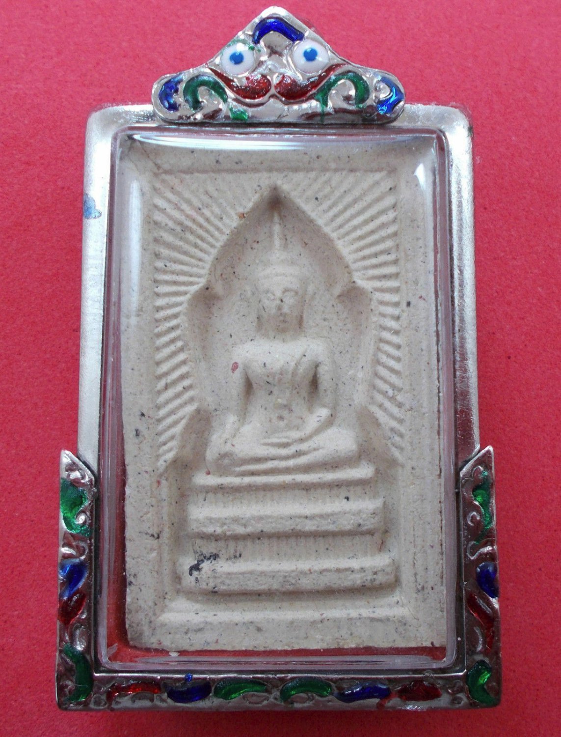Phra PONG Somdej Wak Marn LP MOON B.E. 2543 w/ S/S Pendant