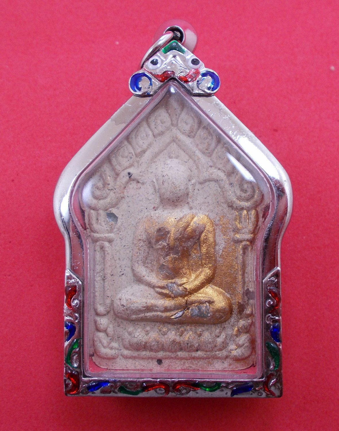 Phra Khun Prai Pun Lan + Prai Gumarn, 2 Nos.Takrud Thai Amulet + S/S Pendant #2