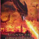Reign of Fire (2002) Thai Movie Poster Dragon Flying Original