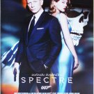 007 James Bond Spectre (2015) Thai Movie Poster Daniel Craig Original
