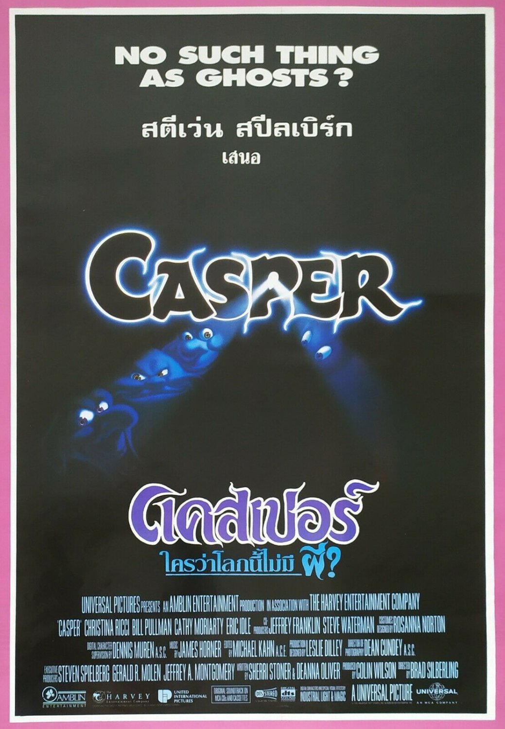 Casper (1995) Thai Movie Poster Original