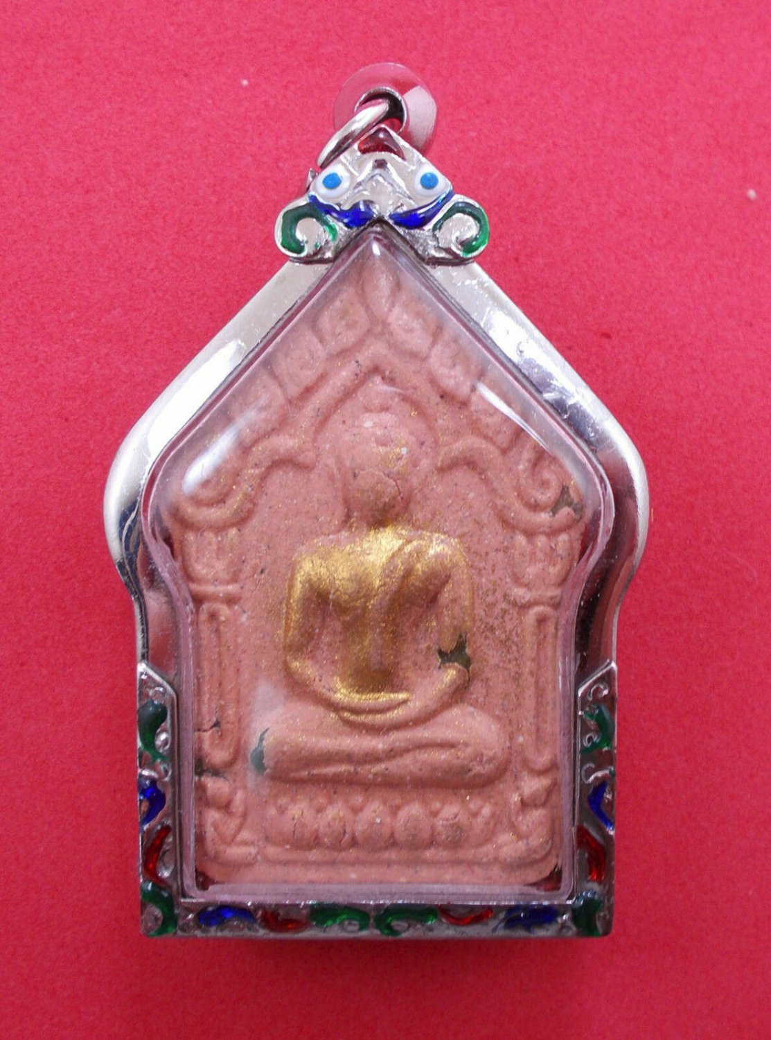 Phra Khun Prai Pun Lan + Prai Gumarn, 2 Nos.Takrud Thai Amulet + S/S Pendant #1