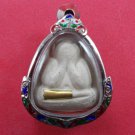 Phra Pitta PONG  LP MOON 2 B.E. 2559 + Takrut  w/ S/S Pendant