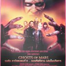 Ghosts of Mars (2001) Thai Movie Poster John Carpenter Original