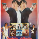 The Twin Dragons (1992) Thai Movie Poster Jackie Chan Original
