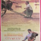 City of Joy (1992) Thai Movie Poster Patrick Swayze Original