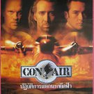 Con Air (1997) Thai Movie Poster Nicolas Cage Original