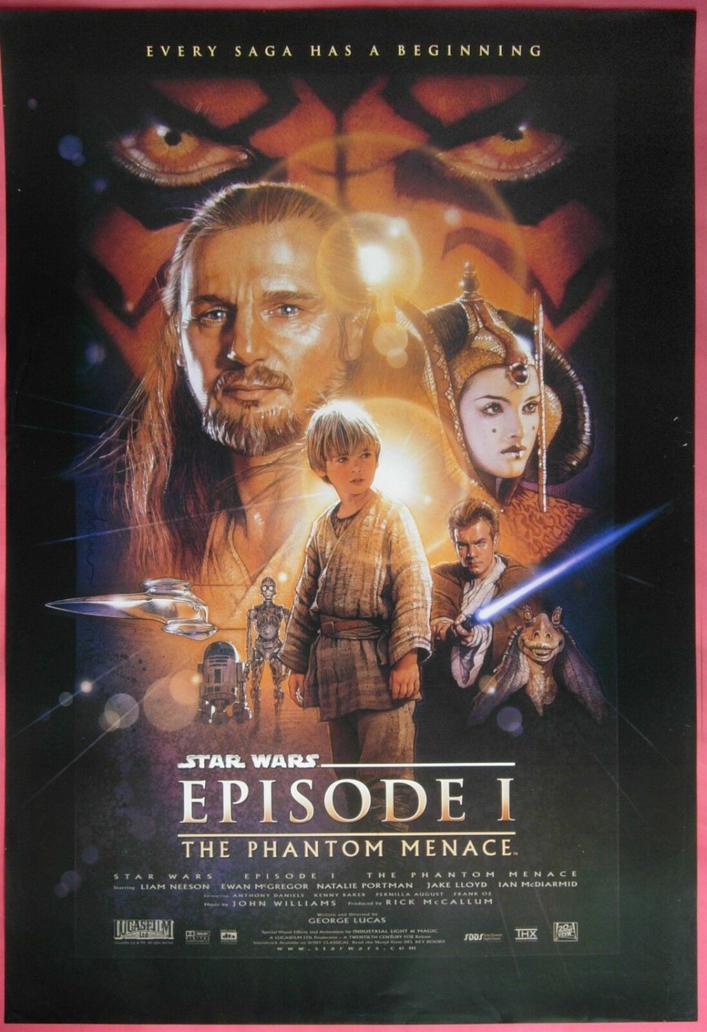 Star Wars: Episode I - The Phantom Menace (1997) INT Movie Poster Original