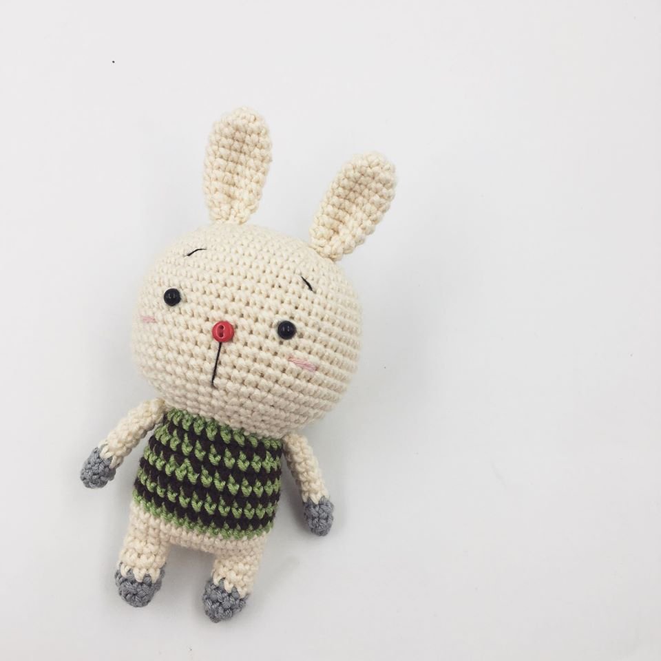 Amigurumi crochet handmade Rabbit doll gift for kids