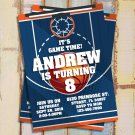 Basketball Birthday Invitation, Basketball Invite, Basketball Party Invitations, Sports Card Invites