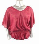 Shimmery Stretch Knit Top (Plus Size)-0226WN-JA104-b2b