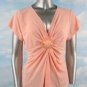 Stretch Knit V-neck Top (Plus Size)-1070PC-EX114-b2b