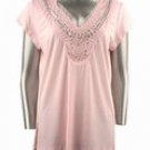 Stretch Knit V-neck Top (Plus Size)-4785PN-ES157-b2b