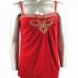 Stretch Knit Strap Top (Plus Size)-7189WN-JA004-b2b