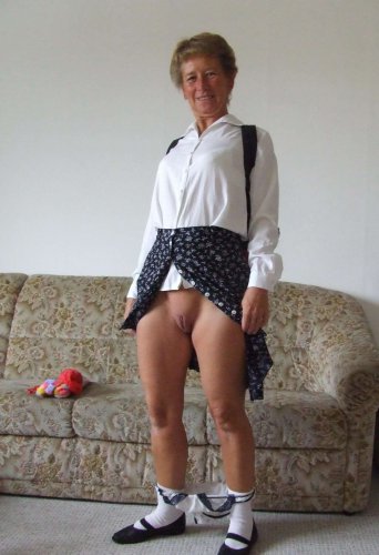 Granny Posing Naked