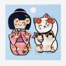 Sushi Cat, Sushi, Nigiri, Geisha, Fan, 5x Earring Set