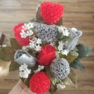 Bouquet roses red soap gift valentine