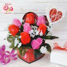 Arrangement roses valentines gift,day