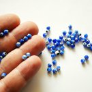 4mm Minİ Turkish Evil Eye Beads - 100 Pcs Blue Evil Eye Beads Supplies - Nazar