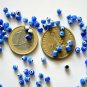 4mm Minİ Turkish Evil Eye Beads - 100 Pcs Blue Evil Eye Beads Supplies - Nazar