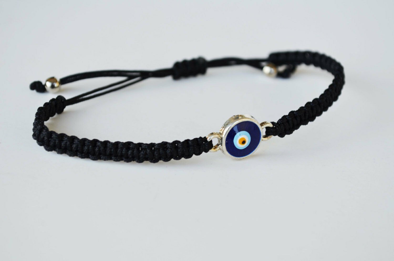 Black String Evil Eye Bracelet For Men - Turkish Evil Eye Bracelet - Lucky Charm