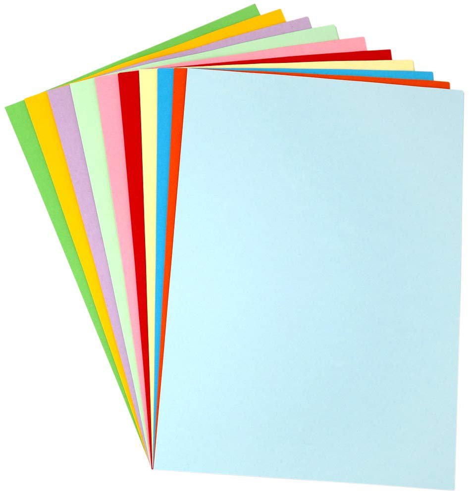 Coloured Paper,100 GSM Pastel Paper, Origami Paper,100 Sheets A4
