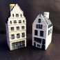 Vintage KLM BOLS Delft Dutch 2 Miniature Houses. No. 41+50