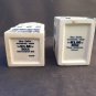 Vintage KLM BOLS Delft Dutch 2 Miniature Houses. No. 41+50