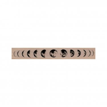 NEW Moon Phases RUBBER STAMP, Moon Stamp, Full Moon Stamp, Lunar Stamp