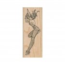 NEW Witch Lady RUBBER STAMP, Halloween Stamp, Sexy Witch Stamp, Witch Stamp