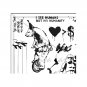 Unmounted/Uncut Rubber Stamp Sheet, Banksy, David Bowie, Love Bug, Storm Trooper