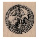 NEW Jousting Knight Coin RUBBER STAMP, Knight Stamp, Coin Stamp, Medieval Stamp
