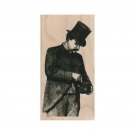 NEW Victorian Cameraman RUBBER STAMP, Victorian Man Stamp, Camera Lover Stamp