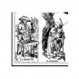 Unmounted/Uncut Rubber Stamp Sheet, Fantasy, Palm Reading, Coffin, Cross, Witch
