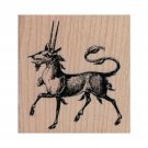 NEW Pirassoipi Bicorn RUBBER STAMP, Fantasy Stamp, Mystical Stamp, Unicorn Stamp