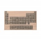 Periodic Table RUBBER STAMP, Science Stamp, Scientific Stamp, Chemistry Stamp