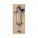 NEW Fairy Girl RUBBER STAMP, Fantasy Stamp, Fairy Stamp, Fay Stamp, Pixie Stamp