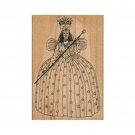 NEW Glinda The Good Witch RUBBER STAMP, Wizard of Oz Stamp, Halloween Stamp