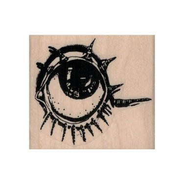 Mounted Rubber Stamp, Eyeball, Eye, Creepy Eye, Whimsical Eye, Steampunk