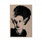 NEW Bride of Frankenstein RUBBER STAMP, Halloween Stamp, Horror Movie Stamp