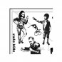 Unmounted/Uncut Rubber Stamp Sheet, Banksy, Marilyn Monroe, Falling Man, Art