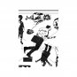 Unmounted/Uncut Rubber Stamp Sheet, Banksy, Marilyn Monroe, Falling Man, Art