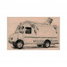NEW Melted Ice Cream Truck RUBBER STAMP, Food Stamp, Food Truck Stamp, Ice Cream