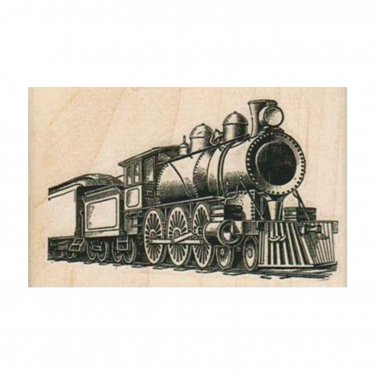 NEW Steam Train RUBBER STAMP, Train Stamp, Travel Stamp, Transportation Stamp