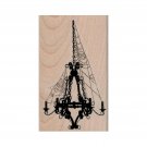 NEW Chandelier In Cobwebs RUBBER STAMP, Haunted House Stamp, Chandelier Stamp