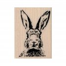 NEW Rabbit Head RUBBER STAMP, Bunny Stamp, Rabbit Stamp, Easter Bunny, Fluffy