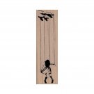 NEW Banksy Marionette Girl RUBBER STAMP, Banksy Stamp, Marionette Stamp, Puppet